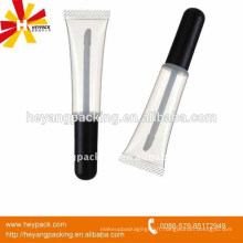 Tubulure cosmétique à lèvres doux en plastique de 12 ml avec tête de coton